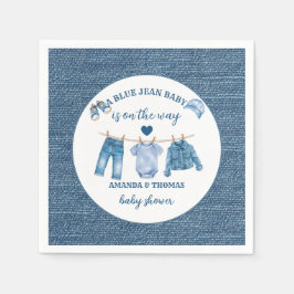 Servilleta De Papel Chico de vaquero Baby Shower