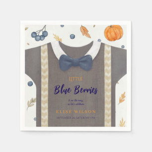 Servilleta De Papel Chico ducha de bebé autum otoño burlap bodysuit