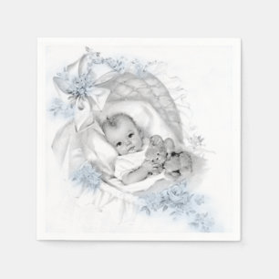 Servilleta De Papel Chico Ducha en Cuna Antiguo