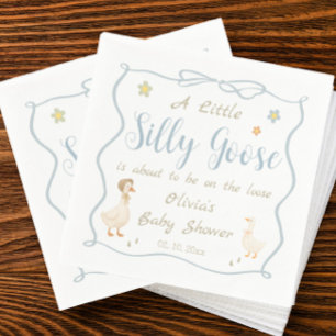 Servilleta De Papel Chico Pato Tonto Baby Shower 