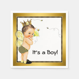 Servilleta De Papel Chicos Bumble Bee Baby Shower