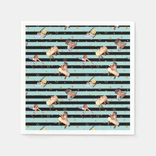 Servilleta De Papel Chicos Gimnasia Anillos Barras Paralelas Pommel Ca