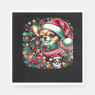 Servilleta De Papel Chihuahua Christmas Cheer! Classic T-Shirt