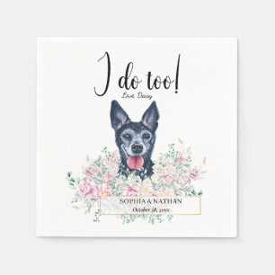 Servilleta De Papel Chihuahua Dog Boda Cocktail Napkins