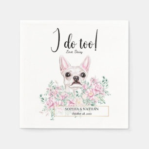 Servilleta De Papel Chihuahua Dog Boda Cocktail Napkins