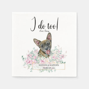 Servilleta De Papel Chihuahua Dog Boda Cocktail Napkins