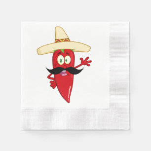 Servilleta De Papel Chili Pepper