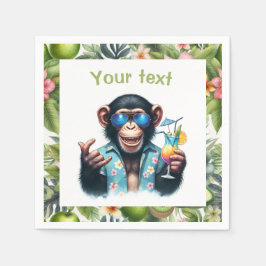 Servilleta De Papel Chill Chill Chillin - Gafas de sol y cóctel