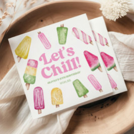 Servilleta De Papel Chill Popsicle Retro Popsicle Party