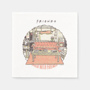 Servilleta De Papel Chillin' con Personalizado FRIENDS™