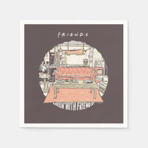 Servilleta De Papel Chillin' con Personalizado FRIENDS™