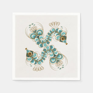 Servilleta De Papel Chimera - Calabazas de papel de caballito de mar d