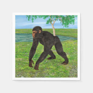 Servilleta De Papel Chimpancé