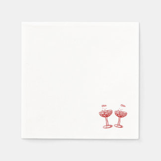 Servilleta De Papel Chin Chin Champagne Fiesta Napkins