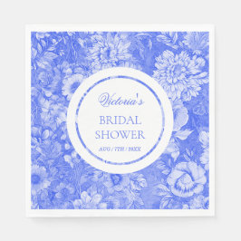 Servilleta De Papel Chinoiserie Azul Blanco Regalo de Boda