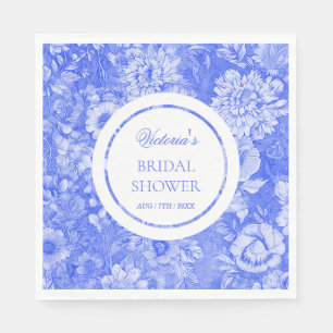 Servilleta De Papel Chinoiserie Azul Blanco Regalo de Boda