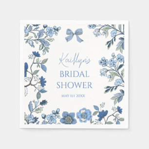 Servilleta De Papel Chinoiserie azul y blanco