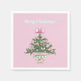 Servilleta De Papel Chinoiserie Design Christmas Cocktail Napkin