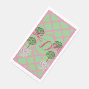 Servilleta De Papel Chinoiserie Ginger Jar Jars Topiary Napkins