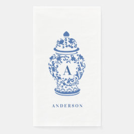 Servilleta De Papel Chinoiserie Moda GingerJar | Monograma personaliza