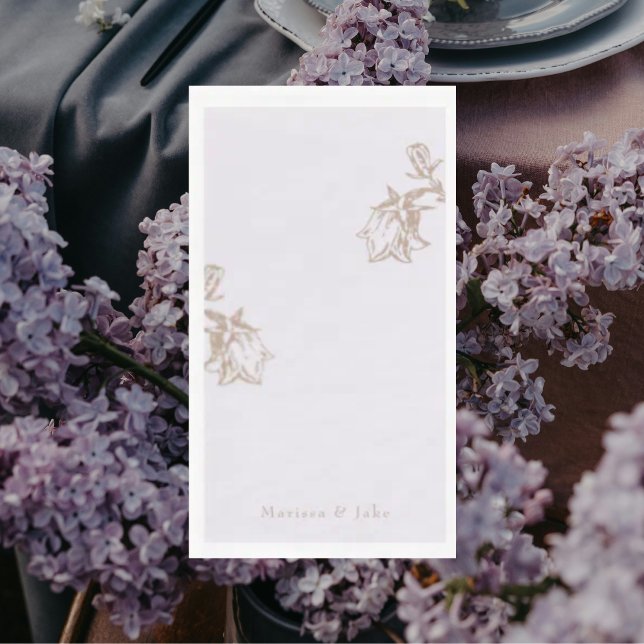 Servilleta De Papel Chinoiserie Personalizado de Lavanda Pálida  (Subido por el creador)