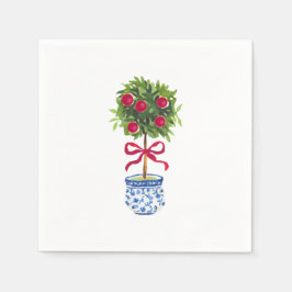 Servilleta De Papel Chinoiserie Topiary Holiday