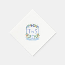 Servilleta De Papel Chinoiserie Vacaciones Parejas Fiesta de Boda Escu