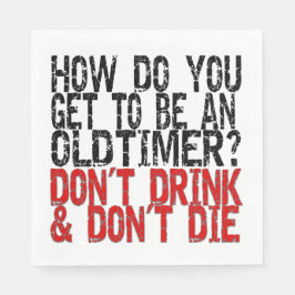 Servilleta De Papel Chiste de tiempo antiguo de recuperación