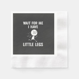Servilleta De Papel Chistes divertidos de piernas cortas Memes Espéram