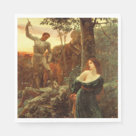 Servilleta De Papel Chivalry (de Frank Dicksee)