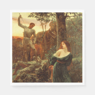 Servilleta De Papel Chivalry (de Frank Dicksee)
