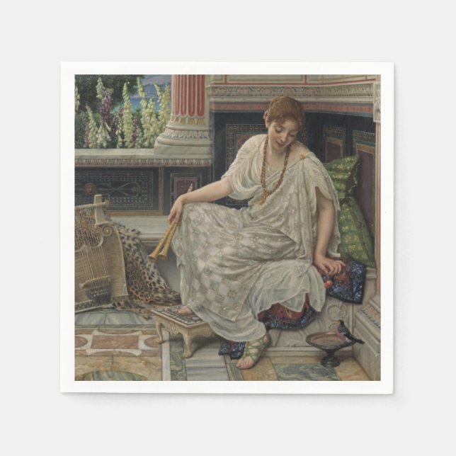 Servilleta De Papel Chloe (por Edward Poynter) (Anverso)