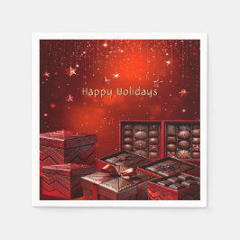 Servilleta De Papel Chocolate Candy Holiday Napkin