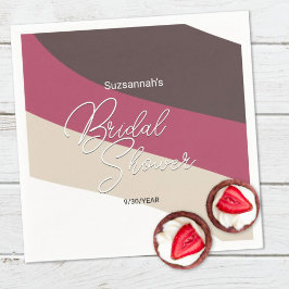 Servilleta De Papel Chocolate Cream Raspberry Horizontal Streaming