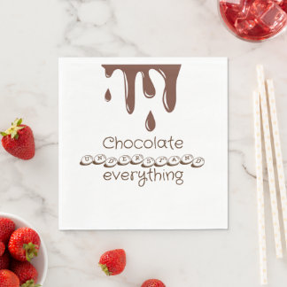 Servilleta De Papel chocolate divertido