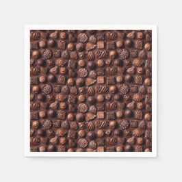 Servilleta De Papel Chocolate Lover Sweet Cute Cozy Modern Food 