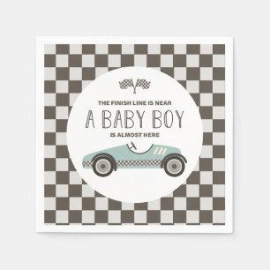 Servilleta De Papel Chorro de bebé de coche de carreras vintage