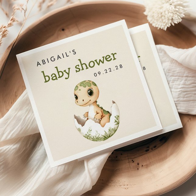 Servilleta De Papel Chorro de Bebé Dinosaurio Adorable (Subido por el creador)
