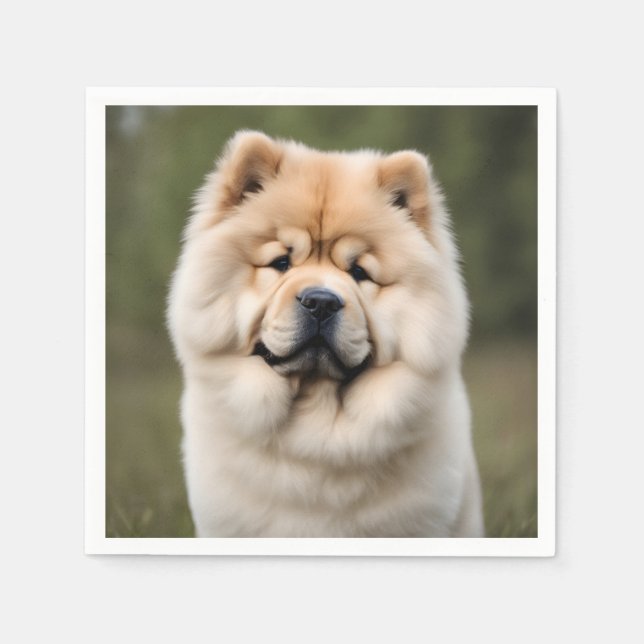 Servilleta De Papel Chow Chow (Anverso)