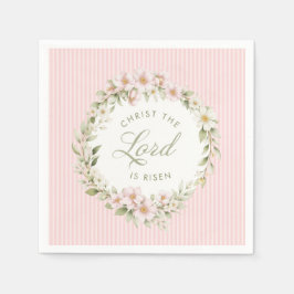 Servilleta De Papel Christ the Lord is Risen | Spring Flowers