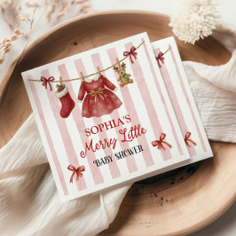 Servilleta De Papel Christmas Baby Shower
