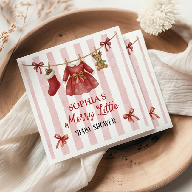Servilleta De Papel Christmas Baby Shower  (Subido por el creador)