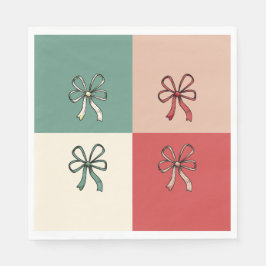 Servilleta De Papel christmas bow conquette