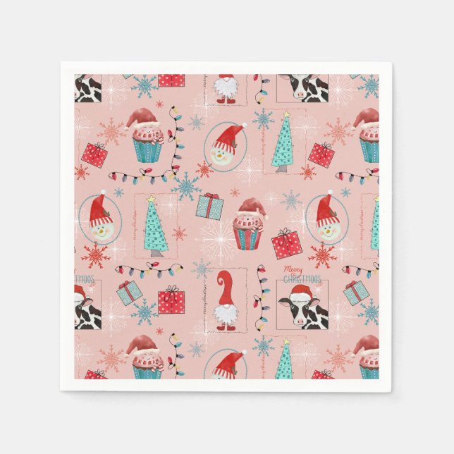 Servilleta De Papel Christmas Fun (Anverso)