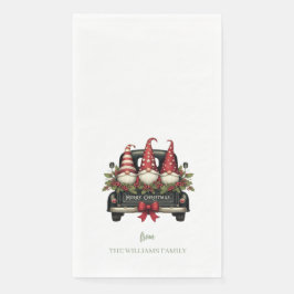 Servilleta De Papel Christmas Gnomes Paper Guest Towels