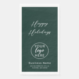 Servilleta De Papel Christmas Holiday Professional Business Logo