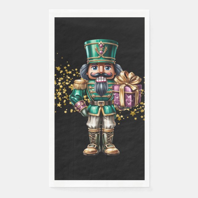 Servilleta De Papel Christmas Nutcracker  (Anverso)