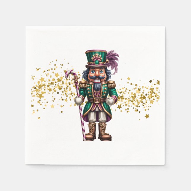 Servilleta De Papel Christmas Nutcracker  (Anverso)