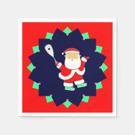 Servilleta De Papel Christmas Squash Sports Party