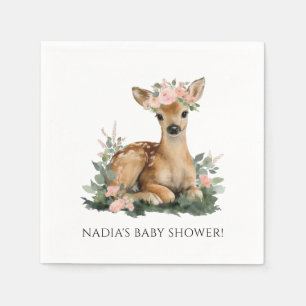 Servilleta De Papel Chubasquito de verano en acuarela Baby Shower